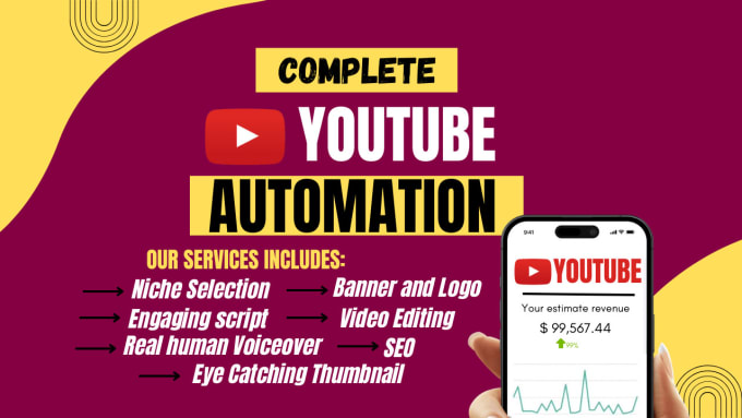 Gig Preview - Skyrocket your youtube channel with cash cow automation