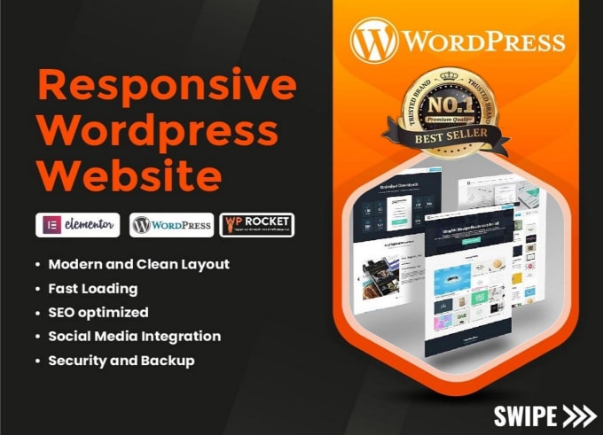 Gig Preview - Create dynamic wordpress website with elementor pro, divi, crocoblock, wp rocket