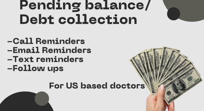 Bestseller - do debt collections from patients, provide support regarding their pending bills