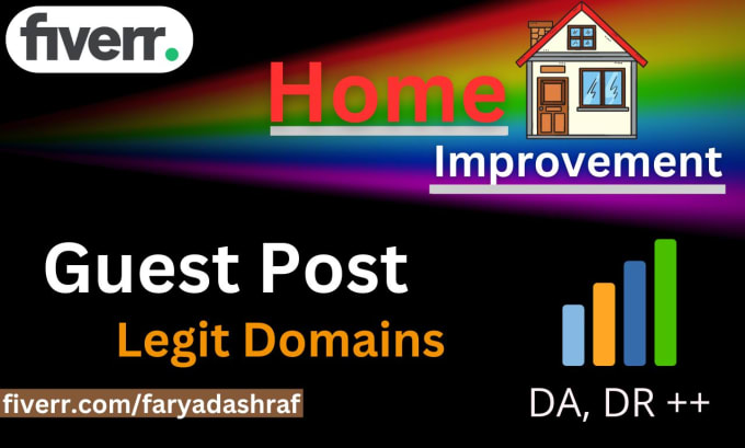 Gig Preview - Create backlink for home improvement niche