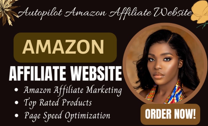 Gig Preview - Do autopilot amazon affiliate website, affiliate marketing website, amazon store