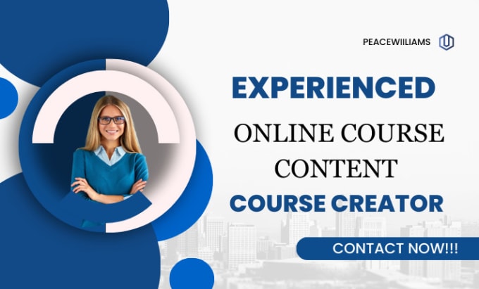 Gig Preview - Do online course content, course development, course creation and curriculum