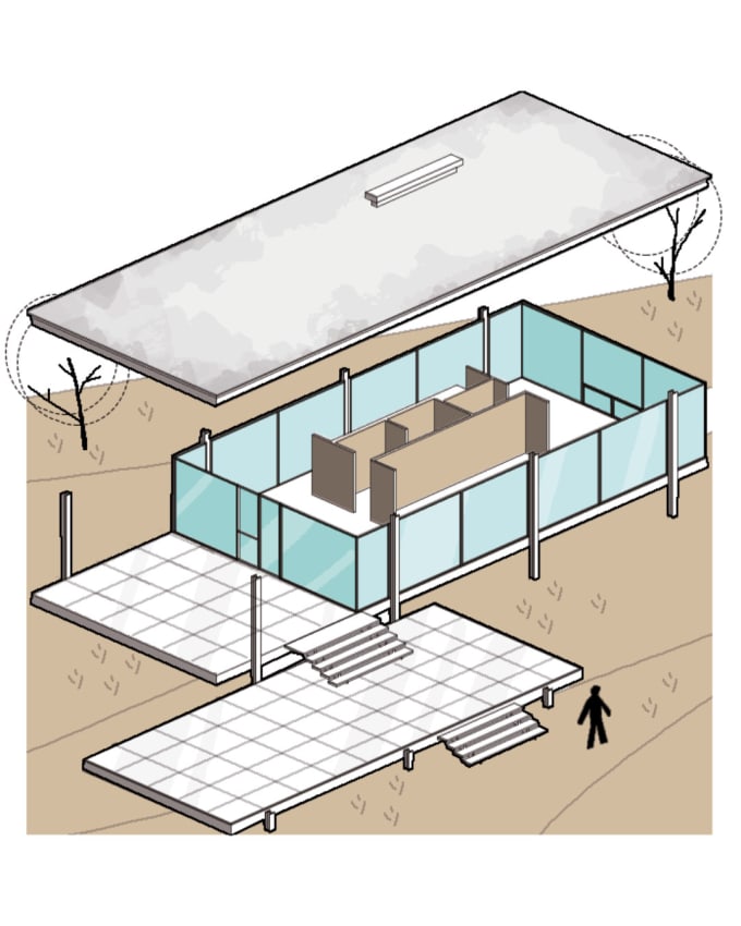 Gig Preview - Do digital illustrations of architectural projects