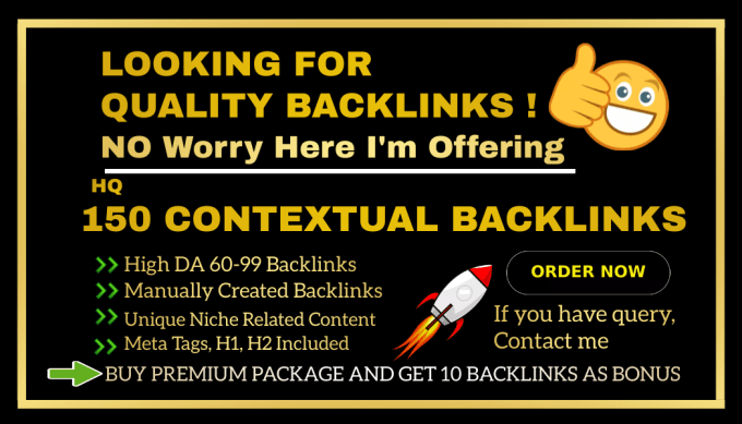 Gig Preview - Do contextual dofollow backlinks