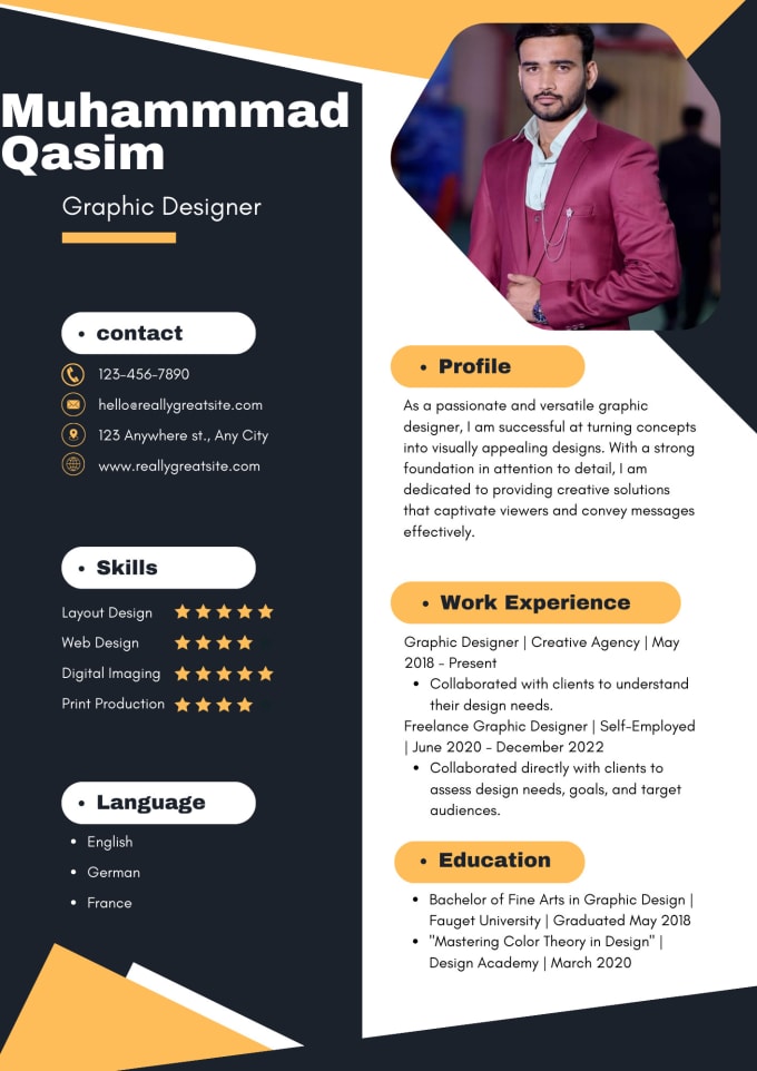 Gig Preview - Professional resume writing, CV design services and cover letter