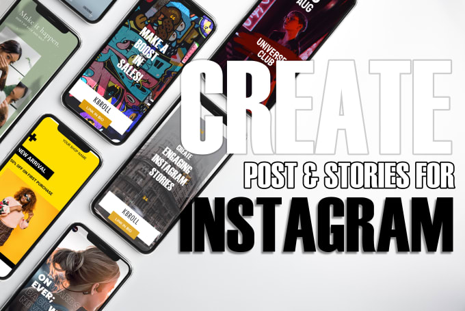 Gig Preview - Create instagram stories and posts for your brand