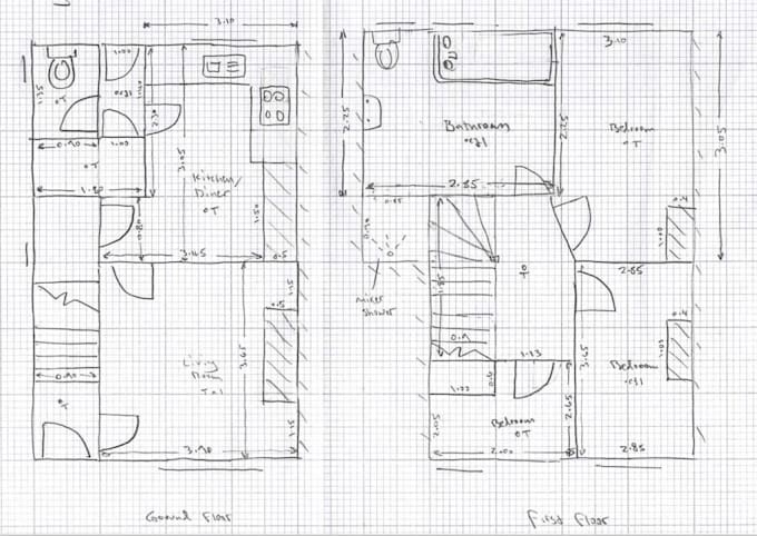 Gig Preview - Convert PDF or image drawing to autocad dwg files floor plan