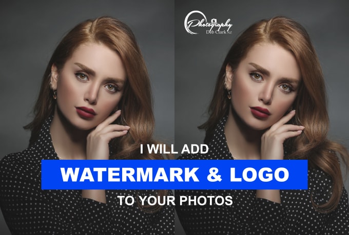 Gig Preview - Add watermark, logo or text to your photos quickly