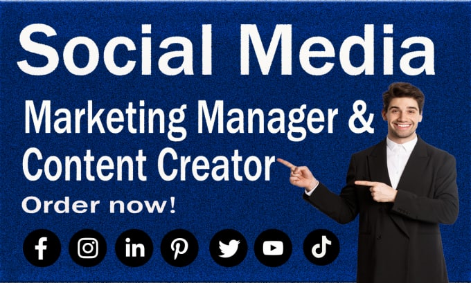 Gig Preview - Be your social media manager and content creator