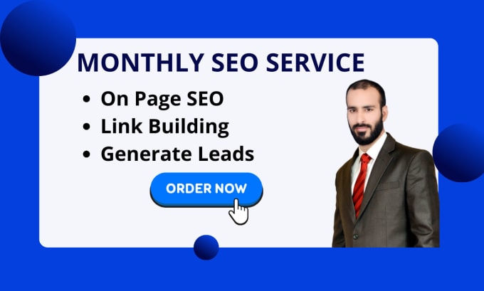 Gig Preview - Do a complete monthly SEO service with dofollow backlinks for google top ranking