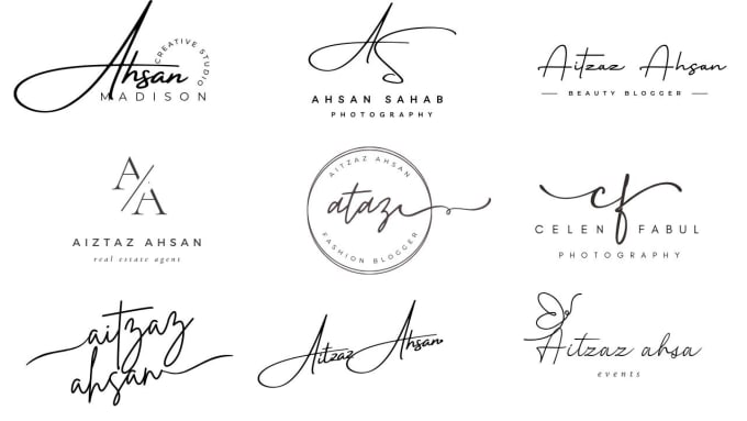 Gig Preview - Design scripted, handwritten or signature logo