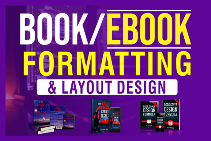 Gig Preview - Do book formatting and layout design for print and ebook