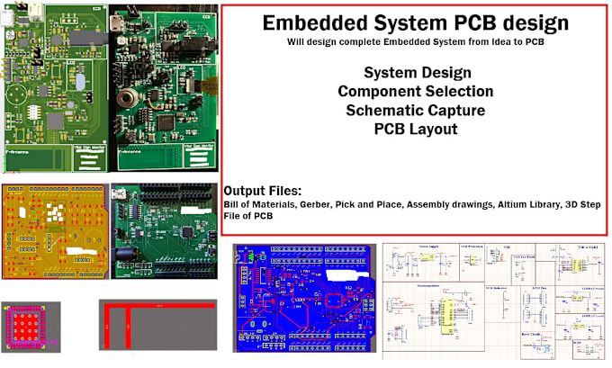 Gig Preview - Design embedded system projects and pcbs from scratch