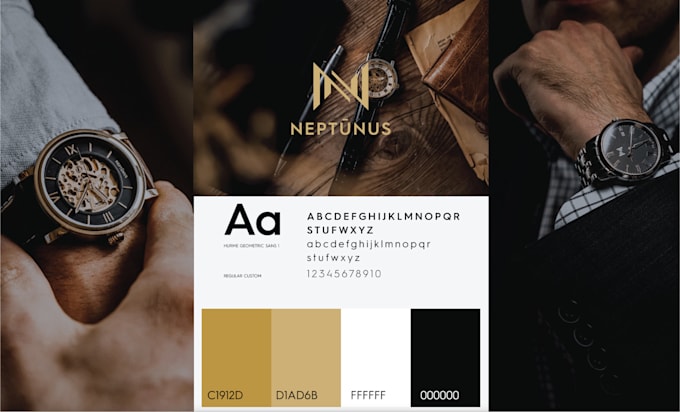 Gig Preview - Design your brand identity with brand style guide and logo