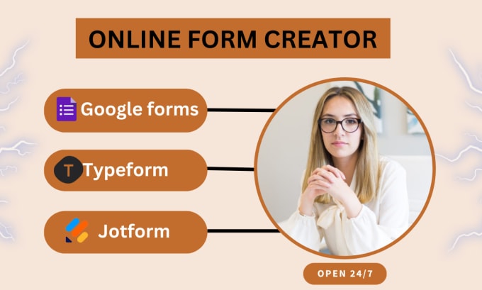 Gig Preview - Create online form for typeform, questionaire jotform, and google forms