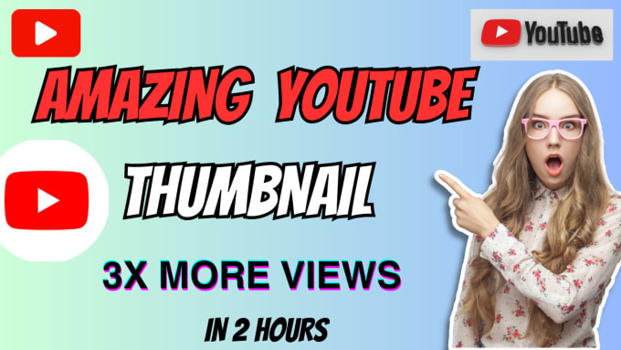 Gig Preview - Design an amazing clickbait youtube thumbnail