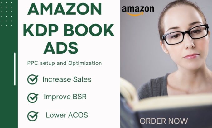 Gig Preview - Manage KDP account and amazon kindle PPC ads for book ranking