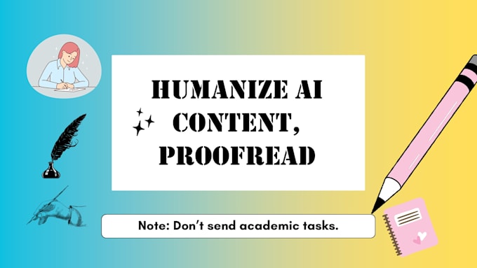 Gig Preview - Add human touch to chatgpt, ai to human essay, edit humanize ai content, rewrite