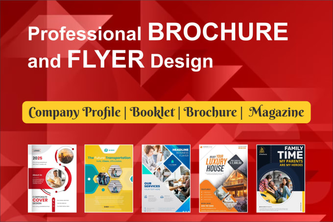 Gig Preview - Design a professional flyer or brochure for your business