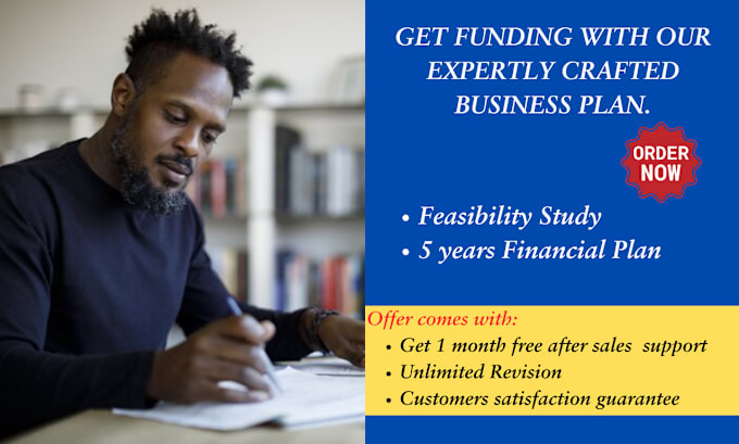 Gig Preview - Do a startup feasibility study with 5 years financial plan