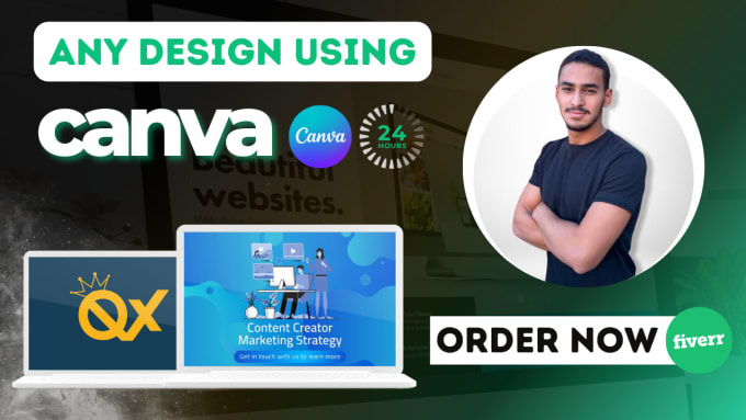 Gig Preview - Create any design using canva