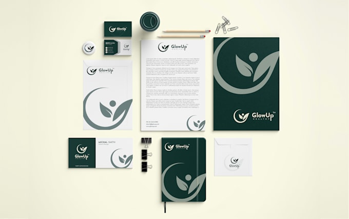 Gig Preview - Create business logo and brand style guide with brand design