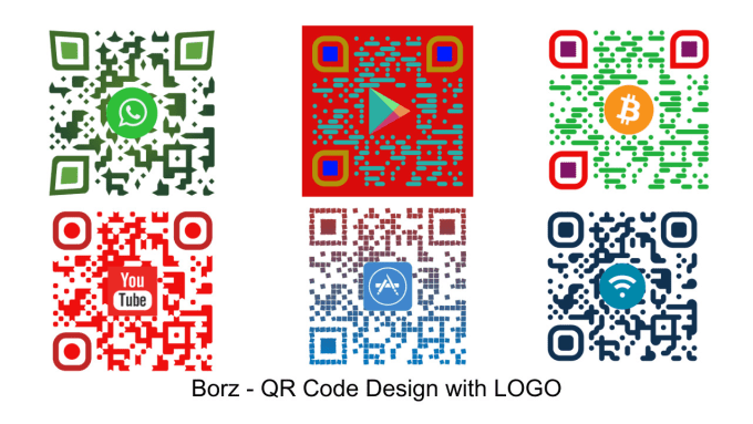 Gig Preview - Generate a custom qr code design with logo in 30 min