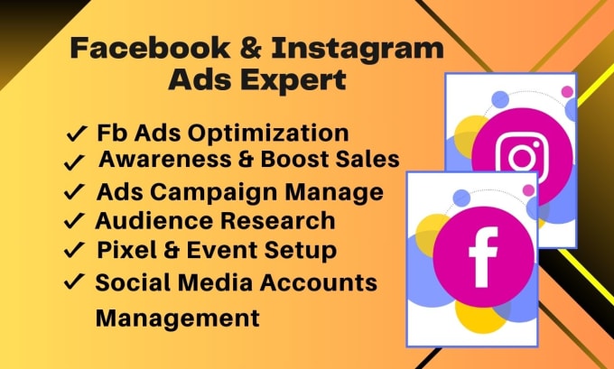 Gig Preview - Be facebook ads campaign manager, social media marketing expert, fb advertising