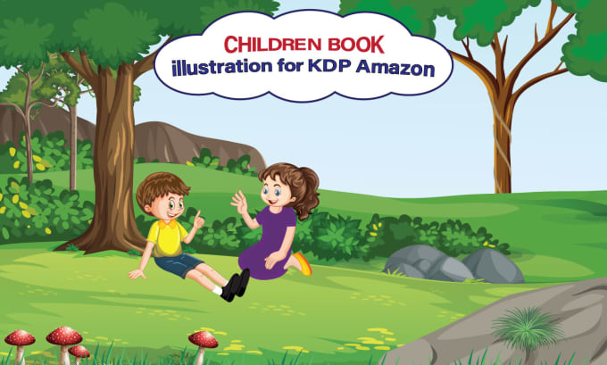 Bestseller - do children story book illustration and cover for KDP amazon