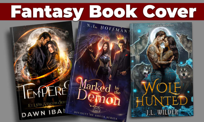 Bestseller - do fantasy book cover, romance book cover and ebook cover in just 3 hours