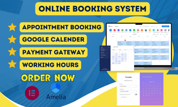 Gig Preview - Install the amelia booking plugin and create an appointment booking website