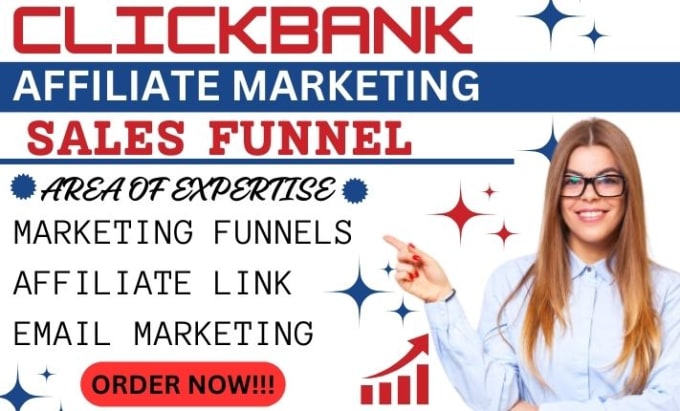 Gig Preview - Increase clickbank affiliate marketing link, sales funnel, affiliate mentor