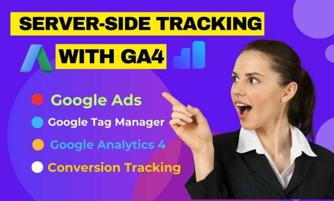 Gig Preview - Fix or set ga4 server side tracking and conversion tracking