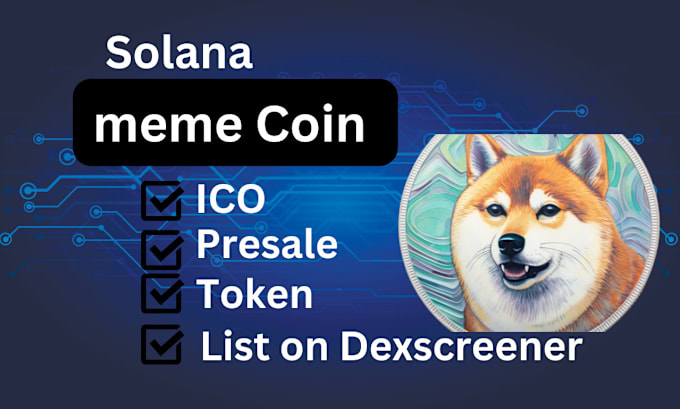 Gig Preview - Create a solana meme coin token crypto token for your project