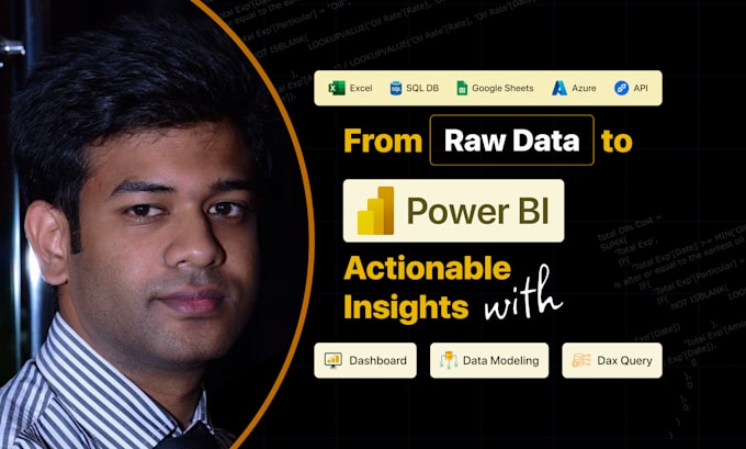 Gig Preview - Transform data into stories with an insightful power bi dashboard