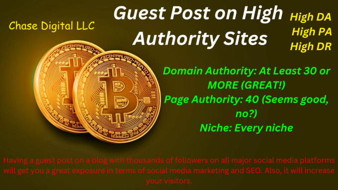 Bestseller - do guest post on any niche with do follow backlinks