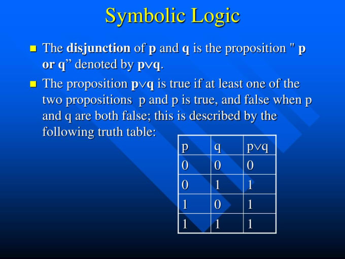 Gig Preview - Offer philosophy logic, venn diagram, truth tables, symbolic logic support