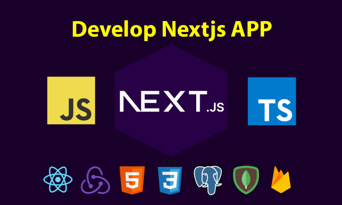 Gig Preview - Develop nextjs app with typescript or javascript