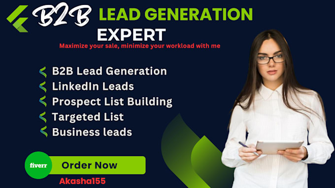 Gig Preview - Do niche targeted lead generation, b2b decision maker email list, prospecting