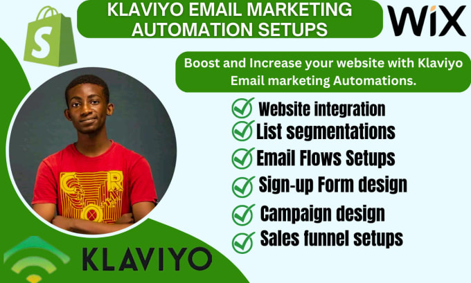 Gig Preview - Do klaviyo email marketing for shopify store, shopify marketing and salesfunnel