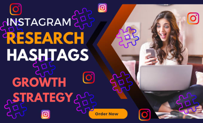 Gig Preview - Create an instagram account, growth strategy, and research hashtags