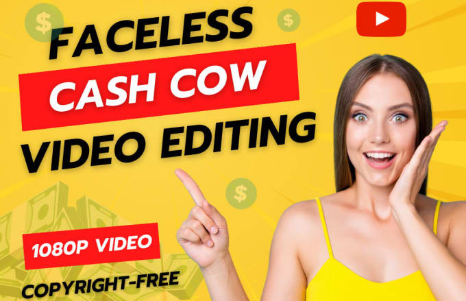 Gig Preview - Create professional video and cash cow channel management