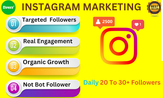 Gig Preview - Do instagram marketing and promotion for fast organic growth