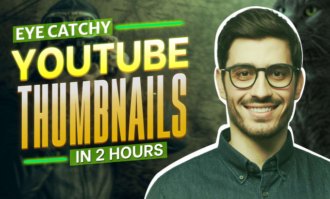 Gig Preview - Create viral clickbait and eye catchy youtube thumbnail design