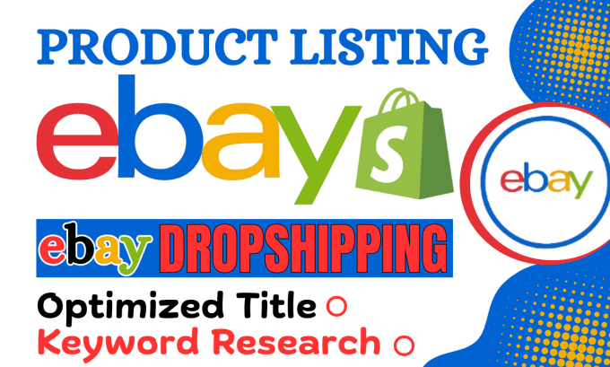 Gig Preview - Do ebay product listing shopify product upload ebay lister ebay product upload