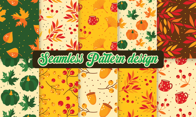 Gig Preview - Design seamless pattern design, textile pattern, fabric design