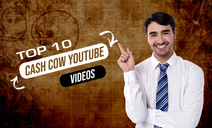 Gig Preview - Create top 10 faceless cash cow youtube video editing