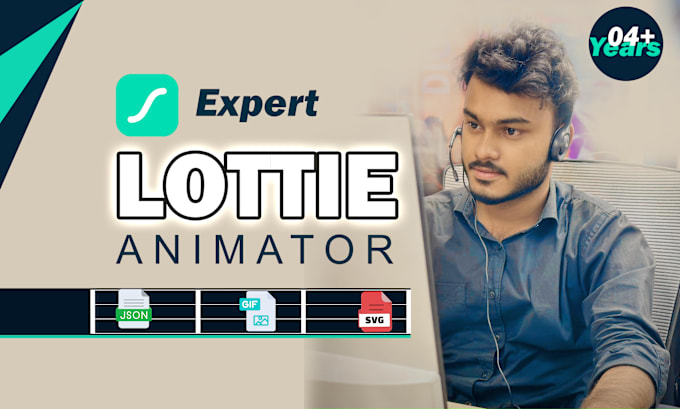 Gig Preview - Create lottie animation for your app or website