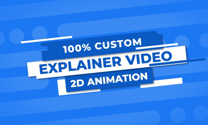 Gig Preview - Create a custom 2d animated explainer video