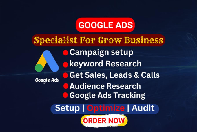 Gig Preview - Setup and manage google ads PPC campaign for your business